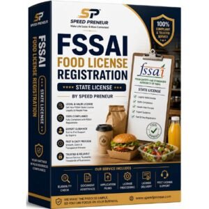 FSSAI State License (Excluding Govt. Fees) (GOV FEES EXTRA)