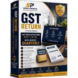 GST Regular Returns-GSTR - 1 , 3B - With Invoice- Quarterly